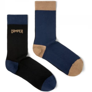 Foto van product CAMPER Socks - Unisex Sokken - Zwart, Beige, Blauw, Cotton fabric