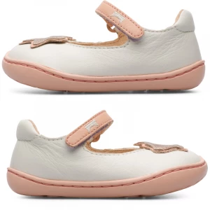 Foto van product CAMPER Twins - Ballerina’s voor Firstwalkers - Wit, Smooth leather