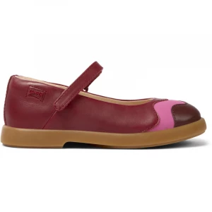Foto van product CAMPER Twins - Ballerina’s voor Meisjes - Kastanjebruin, Roze, Smooth leather bordowy