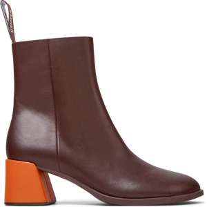 Foto van product CAMPER Twins - Enkellaarzen voor Dames - Kastanjebruin, Smooth leather