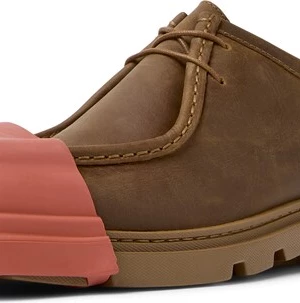 Foto van product CAMPER Veterschoen 'Junction' bruin / koraal