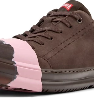 Foto van product CAMPER Veterschoen 'Junction Runner' donkerbruin / pink