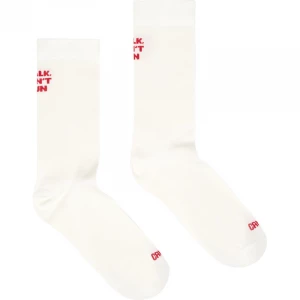 Foto van product CAMPER White Seacell mid-length socks - Unisex Sokken - Wit, Cotton fabric