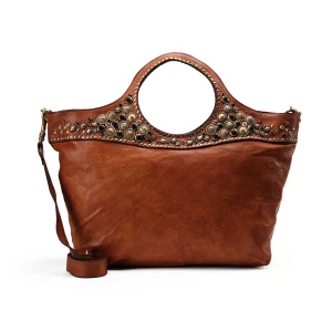 Foto van product Campomaggi Shopper cognac / goud / zwart