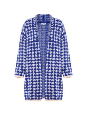 Foto van product caneva Gebreid vest blauw / wolwit