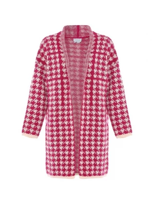 Foto van product caneva Gebreid vest pink / wolwit