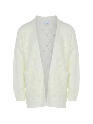 Foto van product caneva Gebreid vest wolwit