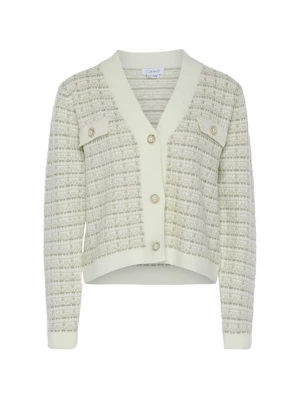 Foto van product caneva Gebreid vest zilver / offwhite