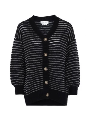 Foto van product caneva Gebreid vest zwart / wit