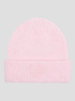 Foto van product Cap met gebreid patroon en applicatie s.Oliver roze