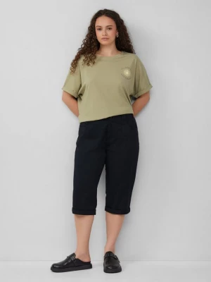 Foto van product Capribroek van een mix van katoen en elastan QS zwart