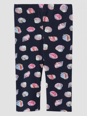 Foto van product Caprilegging van een katoenmix met print all-over s.Oliver blauw
