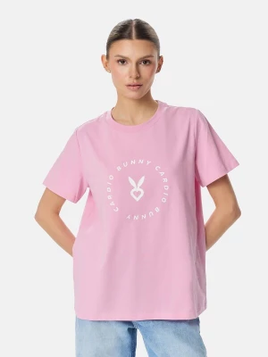 Foto van product Cardio Bunny Shirt 'RELAXED LOGO' pink