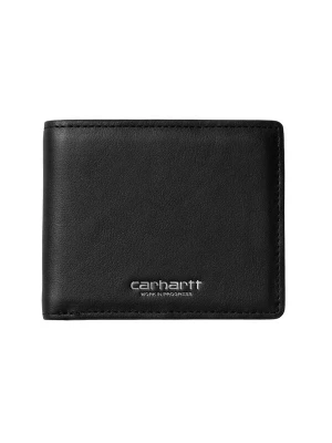 Foto van product Carhartt WIP Portemonnee 'VEGAS BILLFOLD WALLET BLACK / SILVER' gemengde kleuren