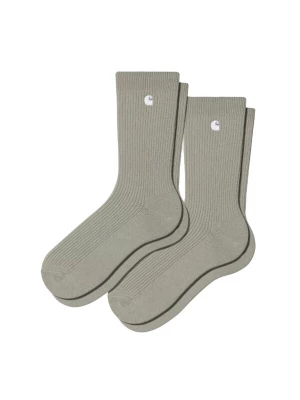 Foto van product Carhartt WIP Sokken 'MADISON PACK SOCKS SHADY GREEN / WHITE' groen