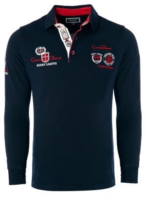 Foto van product CARISMA Shirt donkerblauw / kersrood / wit
