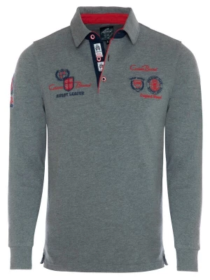Foto van product CARISMA Shirt grijs / kersrood / zwart
