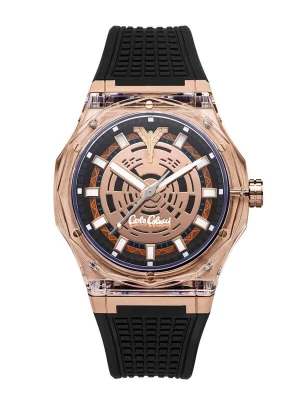 Foto van product Carlo Colucci Analoog horloge 'CC504-1' rose-goud / zwart