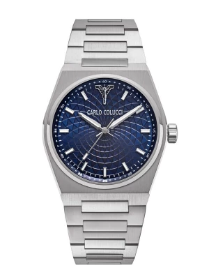 Foto van product Carlo Colucci Analoog horloge 'CC600' blauw / zilver