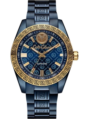 Foto van product Carlo Colucci Analoog horloge ' Dottori ' blauw / goud
