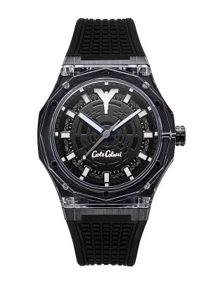 Foto van product Carlo Colucci Analoog horloge zwart / zilver