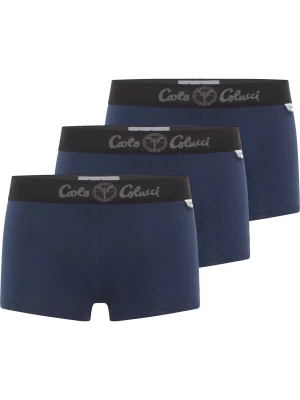 Foto van product Carlo Colucci Boxershorts 'Ebensberger' navy / grijs / zwart