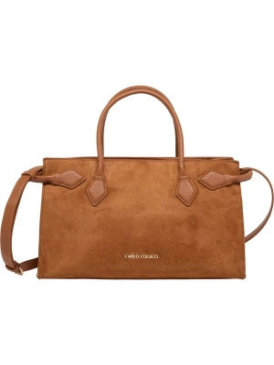 Foto van product Carlo Colucci Handtas ' Fesler ' cognac