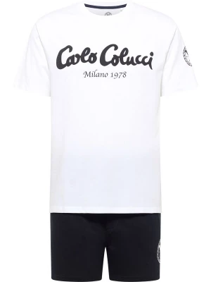 Foto van product Carlo Colucci Pyjama kort 'Ferreiro' zwart / wit