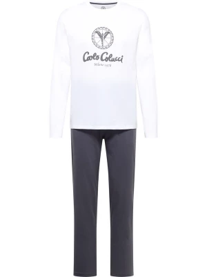 Foto van product Carlo Colucci Pyjama lang ' Ferretti ' grijs / wit