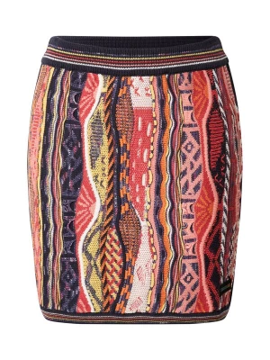 Foto van product Carlo Colucci Rok 'Cuya' navy / geel / oudroze / rood