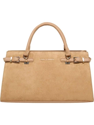 Foto van product Carlo Colucci Schoudertas 'Fiegl' beige