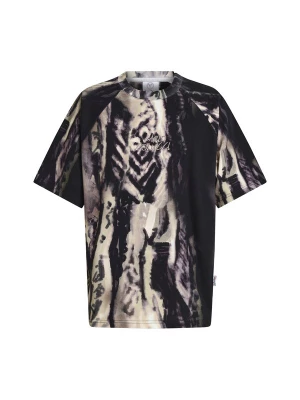 Foto van product Carlo Colucci Shirt beige / crème / donkerlila / zwart