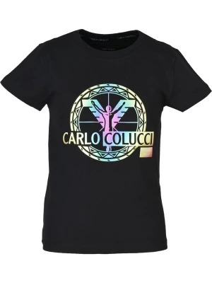 Foto van product Carlo Colucci Shirt 'Canazei' lichtgeel / lichtlila / zwart
