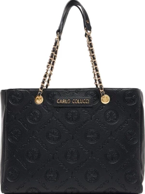 Foto van product Carlo Colucci Shopper 'Essarti' goud / zwart