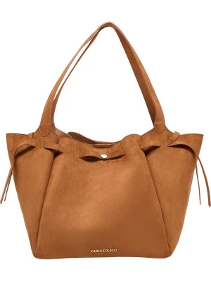 Foto van product Carlo Colucci Shopper 'Felline ' cognac