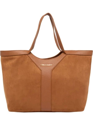 Foto van product Carlo Colucci Shopper 'Festi' cognac