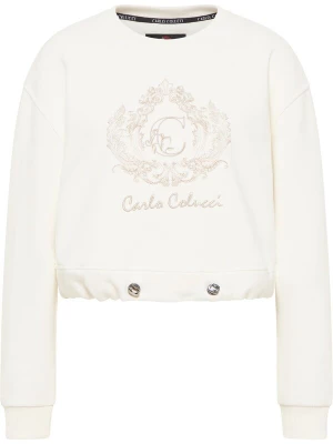 Foto van product Carlo Colucci Sweatshirt ' De Bacco ' beige / wit