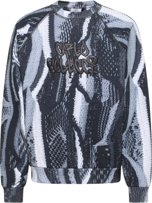 Foto van product Carlo Colucci Sweatshirt 'Ettorelli' lichtgrijs / zwart / wit