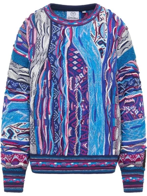 Foto van product Carlo Colucci Trui ' Di Nicola ' blauw / gemengde kleuren