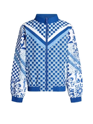 Foto van product Carlo Colucci Tussenjas blauw / wit