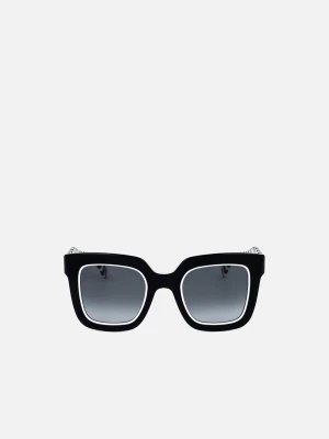 Foto van product Carolina Herrera Zonnebril 'Carolina Herrera HER 0087 / S Black white / 25 / 145 Women Sunglasses' zwart
