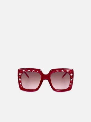 Foto van product Carolina Herrera Zonnebril 'Carolina Herrera HER 0178 / S Burgundy pink / 23 / 145 Women Sunglasses' rood