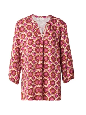 Foto van product Cartoon Blouse oranje / pink / rosa / wit