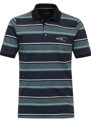 Foto van product CASAMODA Shirt navy / petrol / wit