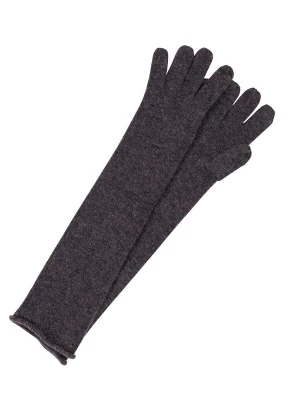 Foto van product CASH-MERE.CH Vingerhandschoenen donkergrijs
