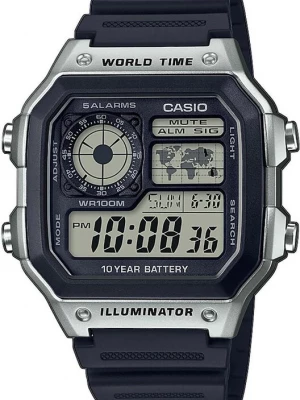 Foto van product CASIO Digitaal horloge 'AE-1200WH-1CVEF' grijs / zwart