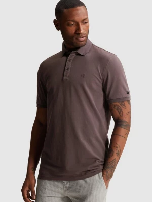 Foto van product CAST IRON Shirt 'Polo shirt in cotton with stretch' donkerlila