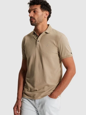 Foto van product CAST IRON Shirt 'Polo shirt in piqué with stretch' beige gemêleerd