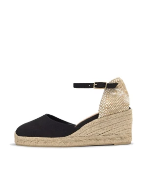 Foto van product Castañer Espadrilles 'Carol' lichtbeige / zwart