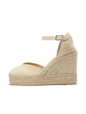 Foto van product Castañer Espadrilles 'Chiarita' chamois / beige gemêleerd / eierschaal